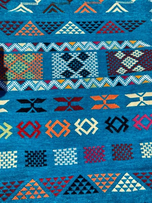 tapis kilim couloir en velours